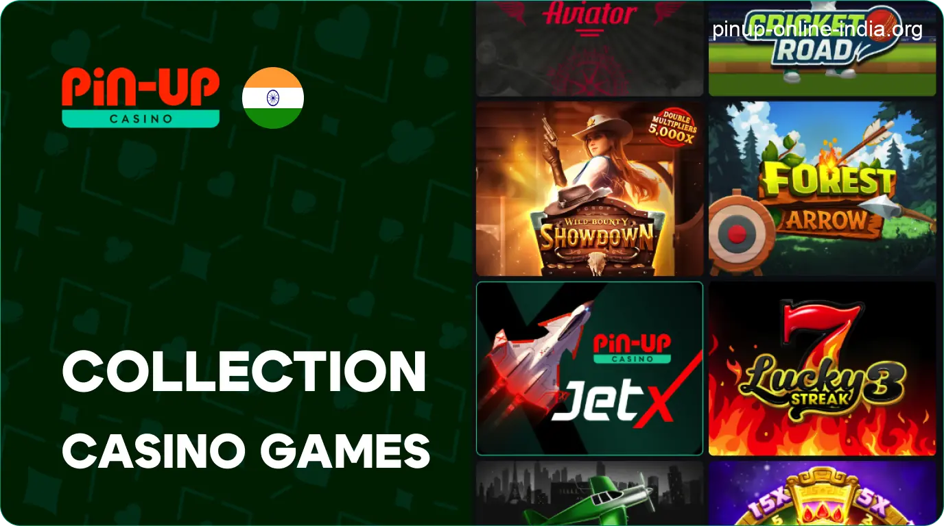 A Large Selection of Casino Games in Pin Up