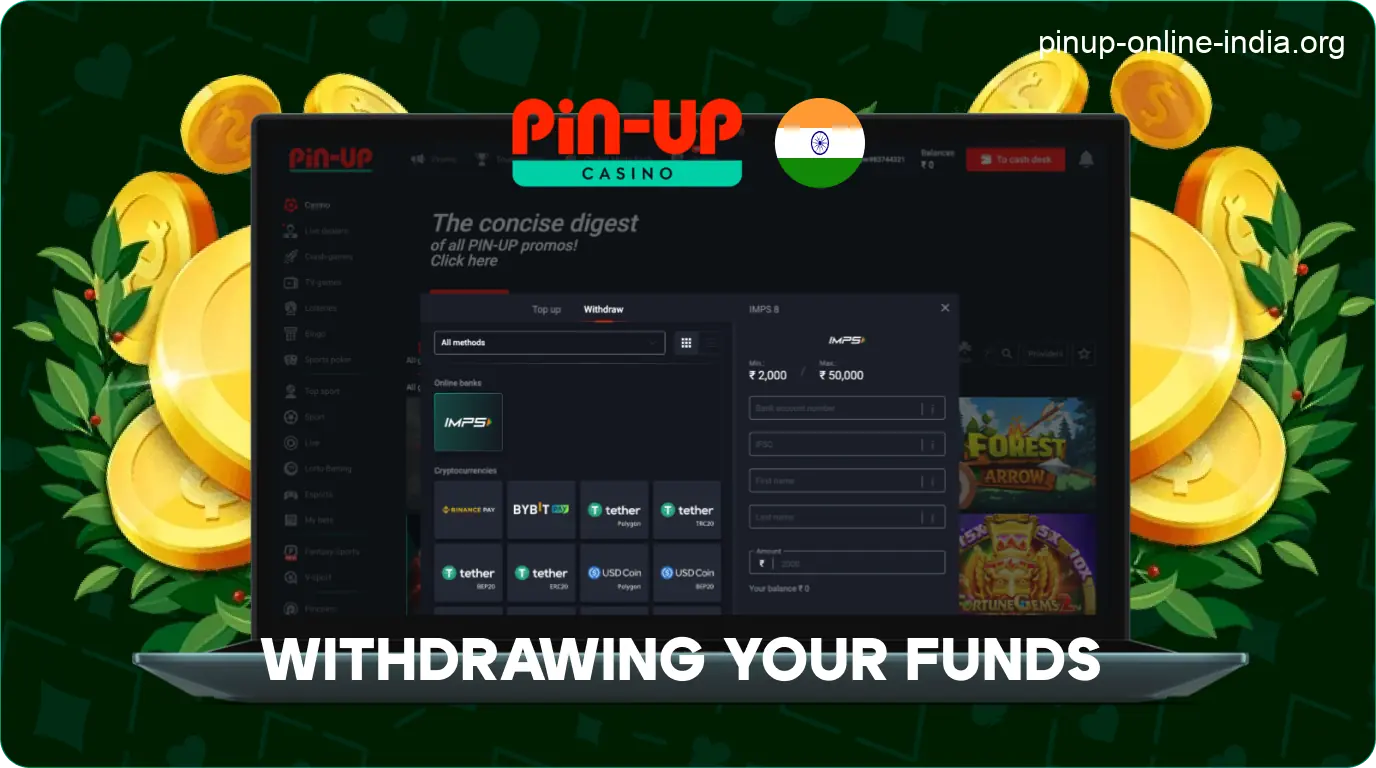 Cashing Out Your Funds in Pin Up India