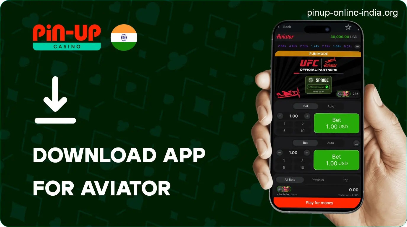 Download the Pin-Up App for Aviator