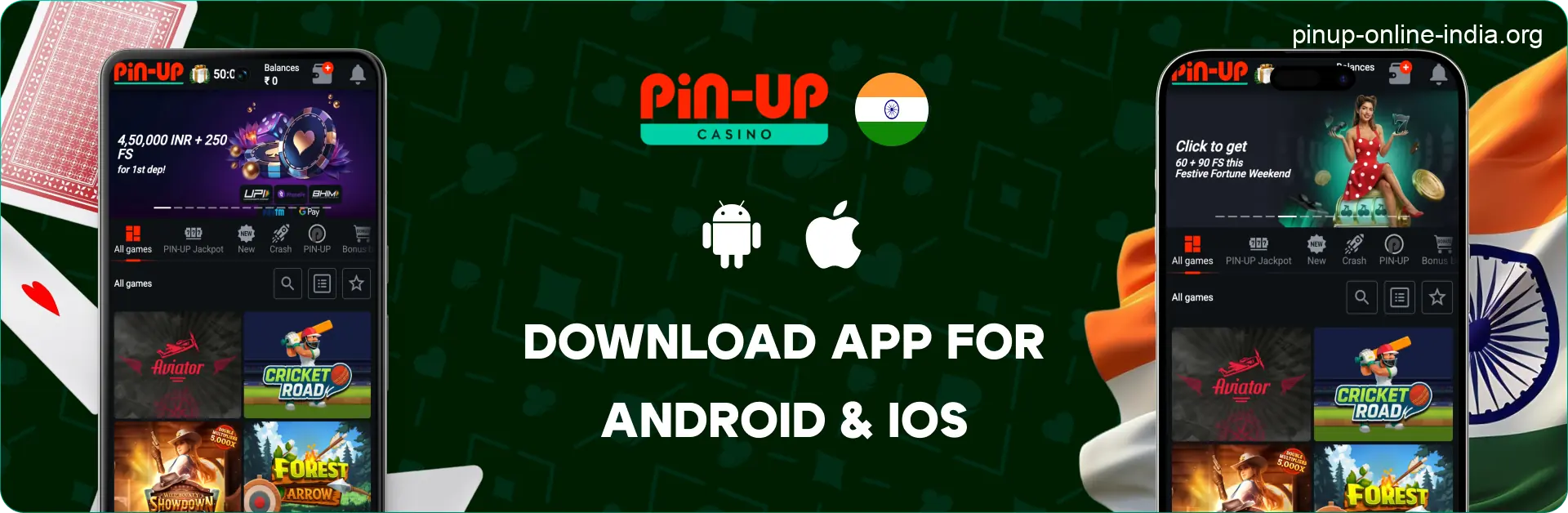Pin-Up - Official Mobile App for Casino Games and Aviator for Indian Gamblers